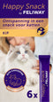 Happy Snack voor katten by Feliway - 6x15gr - Een heerlijke romige vloeibare kattensnack met ontspannend effect
