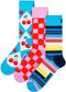 Happy Socks - 3-Pack Checks and Stripes Gift Set Maat 36-40