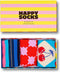 Happy Socks - 3-Pack Checks and Stripes Gift Set Maat 36-40