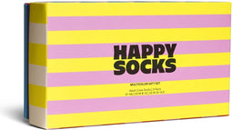 Happy Socks - 3-Pack Checks and Stripes Gift Set Maat 41-46