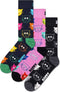 Happy Socks 3paar sokken - Heren & Dames - Maat 36-40 - Dieren, Kat