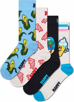 Happy Socks - 4-Pack Corny Summer Socks Gift Set Maat 36-40