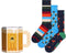 Happy Socks giftbox 3P sokken wurst and beer multi - 41-46
