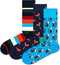 Happy Socks giftbox 3P sokken wurst and beer multi - 41-46