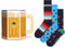 Happy Socks giftbox 3P sokken wurst and beer multi - 41-46