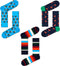 Happy Socks giftbox 3P sokken wurst and beer multi - 41-46