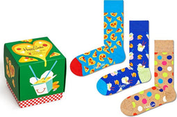 Happy Socks pizza love giftbox 3P multi - 41-46