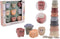 Happy World - Bio Plastic - Stapel Emmers en Bekers - 28x7x27cm - Sinterklaas Cadeau - Schoencadeautjes Sinterklaas