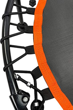 Happygefit - Mini-Trampoline Fitness met Handgreep, 100cm, Maximaal Wicht 130KG, Fitnesstrampoline met armsteun – Bounce Trampoline