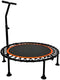 Happygefit - Mini-Trampoline Fitness met Handgreep, 100cm, Maximaal Wicht 130KG, Fitnesstrampoline met armsteun – Bounce Trampoline