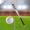 Happygetfit - 76cm honkbalknuppel, Macllar aluminium honkbalknuppel, lichtgewicht, met bal, opbergtas, zilver