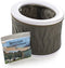 Happygetfit - Campingtoilet, draagbaar, opvouwbaar, max. draagvermogen ca. 140 kg, voor kamperen, vissen enz.