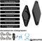 Happygetfit - Fietshouder, diefstalbeveiliging, universeel compatibel met AirTag incl. veiligheidsschroeven, fietshouder, spatwaterdicht, GPS-detectie met accessoires