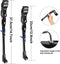 Happygetfit - Fietsstandaard, hoge kwaliteit aluminium legering zijstandaard voor mountainbike, straatfiets, fietsen, MTB-fiets