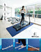 Happygetfit - Fitness Fitness- en sportmatten voor yoga, gym, loopbanden, bodybuilding, crosstrainer en spinningfiets - antislip en isolatie - vloerbeschermingsmat voor fitnessruimte
