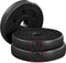 Happygetfit - Halterset, 20 kg, korte halters, gietijzeren halters met stersluitingen, fitness, gymnastiek, halters voor krachttraining