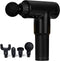 Happygetfit - Massagegeweer, Massagepistool, Deep Tissue Elektrische Handheld Percussie Spiermassager, Massage Gun, 6 Snelheden & 4 Massagekoppen voor Spieren ontspanning