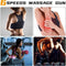 Happygetfit - Massagegeweer, Massagepistool, Deep Tissue Elektrische Handheld Percussie Spiermassager, Massage Gun, 6 Snelheden & 4 Massagekoppen voor Spieren ontspanning