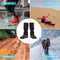 Happygetfit - Outdoor beenkappen, waterdicht, instelbare beenkappen, ademende beenbescherming, voor outdoor broeken, voor wandelen, klimmen, trekking, sneeuwwandelen