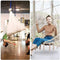 Happygetfit - Set Plafondhaken, Heavy Duty Swing Haken, met 4 schroeven + 1 karabijnhaak, Roestvrijstalen oogplaat Plafondbeugel voor yoga, hangmat, bokszak - draagvermogen tot 450 kg
