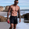 Happygetfit - Shorts heren 2-in-1 trainingsshorts zomer korte broek sneldrogende hardloopshort sportbroek met zakken compressieshort