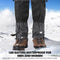 Happygetfit - Sneeuw beenkappen,Ski Gaiter 1 paar Outdoor Waterdichte Klimmen Wandelen Legging Beenkappen Schoen Laarzen Cover voor Volwassene