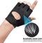 Happygetfit - Sporthandschoenen, ademende trainingshandschoenen, fietshandschoenen, antislip siliconen gevoerde palmbescherming en extra grip, fitnesshandschoenen voor mannen vrouwen, gewichtheffen, kruisfit/fietsen