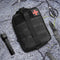 Happygetfit - Tactische Heuptassen, Molle EDC Pouch, Outdoor Heuptas+Haak, Utility Gadget Riemtas met Mobiele Telefoon Holster voor Sport, Wandelen, Kamperen, Reizen-Zwart