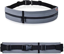 Happygetfit - Ultralichte heuptas met grote capaciteit, sportwaterdichte heuptas voor dames en heren, looptas met verstelbare nylon band voor wandelen, hardlopen, fitness, reizen