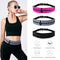 Happygetfit - Ultralichte heuptas met grote capaciteit, sportwaterdichte heuptas voor dames en heren, looptas met verstelbare nylon band voor wandelen, hardlopen, fitness, reizen