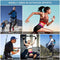 Happygetfit - Ultralichte heuptas met grote capaciteit, sportwaterdichte heuptas voor dames en heren, looptas met verstelbare nylon band voor wandelen, hardlopen, fitness, reizen