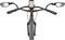 Happygetfit - Unisex - volwassenen fietsspiegel set SPY Space, zwart