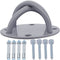 Happygetfit - Wandplafondhouder voor gym & home ophangriemen voor Olympische ringen Fitness Training Yoga Swing Slacht touwen weerstandsband & boksuitrusting