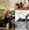 Happygetfit - Wandplafondhouder voor gym & home ophangriemen voor Olympische ringen Fitness Training Yoga Swing Slacht touwen weerstandsband & boksuitrusting