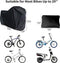 Happygetfit - Waterdichte fietshoes met slotgaten, waterdicht, bescherming tegen sneeuw, stof, regen, uv-straling - 200 x 110 x 70 cm