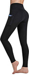 Happygetfit - Yoga Broek met Zakken voor Vrouwen Tummy Control Hoge Taille Leggings Dames Yoga Workout Fitness Gym Hardlooplegging Sportbroek