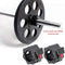 Happygetfit - Zwarte 50mm Olympische Barbell Clamp (1 paar), Kraag Clip Gewicht, Halter Spinlock Lift, Spring Lock Gewicht, Stopper Bar Lifting, BodyBuilding, Geweldig voor Cross Fitness Training