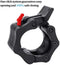 Happygetfit - Zwarte 50mm Olympische Barbell Clamp (1 paar), Kraag Clip Gewicht, Halter Spinlock Lift, Spring Lock Gewicht, Stopper Bar Lifting, BodyBuilding, Geweldig voor Cross Fitness Training