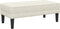 vidaXL - Ligbed - Crème - 113 - cm - Velvet