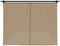 vidaXL - Prieel - met - gordijnen - 6x3 - m - staal - taupe
