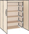 vidaXL - Schoenenkast - 60x28x90 - cm - stof - crèmekleurig