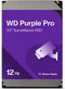 Hard Drive Western Digital SATA PURPLE PRO 3,5