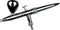 Harder & Steenbeck 120231 Ultra 2024 Double action Airbrush pistool Mondstuk-Ø 0.45 mm