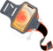 Hardloop Sportarmband geschikt voor Apple iPhone 12 Mini - Oranje - Mobiparts