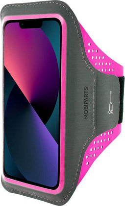 Hardloop Sportarmband geschikt voor Apple iPhone 13 Pro - Roze - Mobiparts