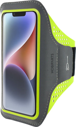Hardloop Sportarmband geschikt voor Apple iPhone 14 - Groen - Mobiparts
