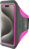 Hardloop Sportarmband geschikt voor Apple iPhone 15 Pro - Roze - Mobiparts