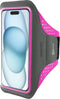 Hardloop Sportarmband geschikt voor Apple iPhone 15 - Roze - Mobiparts
