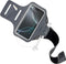 Hardloop Sportarmband geschikt voor Apple iPhone 16 Pro - Zwart - Mobiparts