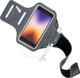Hardloop Sportarmband geschikt voor Apple iPhone 6/6s Apple iPhone 6/6sS Apple iPhone 7/8/SE(2020/2022) - Zwart - Mobiparts